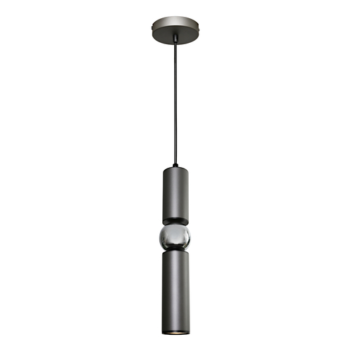ROLO 1LT PENDANT CHARCOAL/CHROME