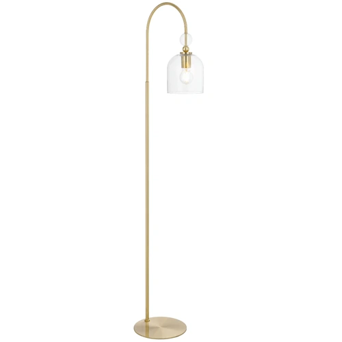 ROTIF FLOOR LAMP 25wE27max L340 W260 H1500 foot swt BRASS MATT / CLEAR