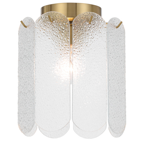 SAMONA BATTEN FIX B22 D205 H240 ANT GOLD / CLEAR SUGAR GLASS