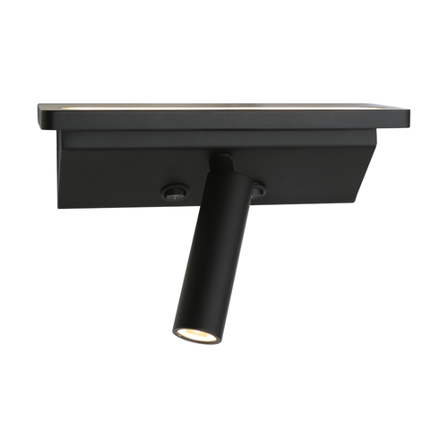SCANIA 2LT LED WALL LIGHT BLACK