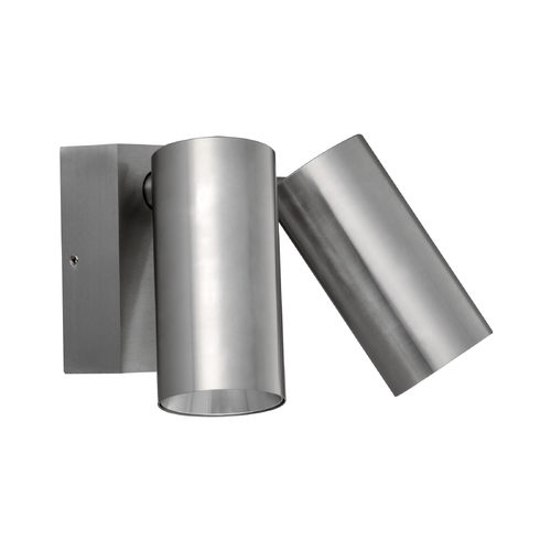 D/ADJ Pillar LED Titanium Anod Alum 3K / 4K/ 5.5K (2 x 850 Lm) IP65 16W