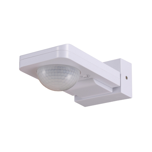 SENSOR Adjustable Infrared Motion S/M WH 3 Wire w/Manual Override 360D (Det Dist 20m max) (I/H 2.2-6.0m) IP65 WTY 5YR