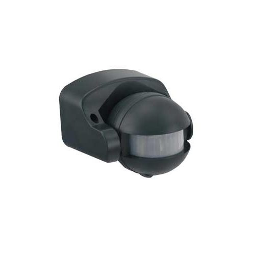 PIR SENSOR CEILING/WALL MOUNT 1000watt 180degree 12metre BLACK IP44