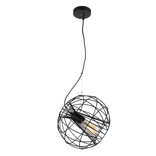 PENDANT ES Matt Blk RND CAGE OD280mm