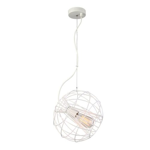 PENDANT ES Matt Wh RND CAGE OD280mm