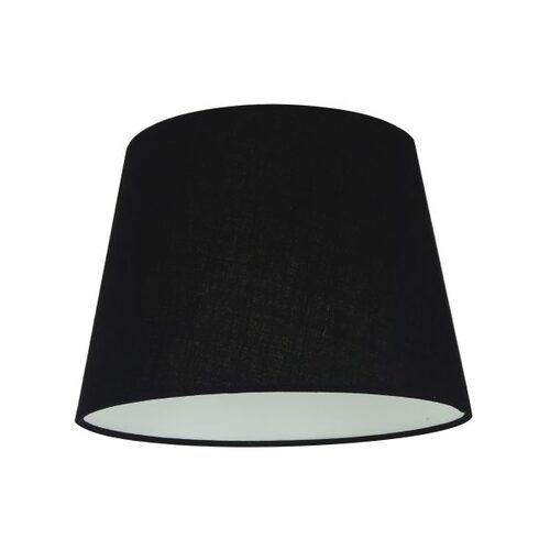 DIY Lampshade Black Fabric SLANTED OD320mm