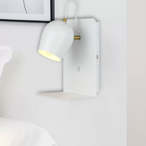 SHYN WALL BRACKET 25wE27max 215*220*320 switch BASE WHITE / ANT BRASS