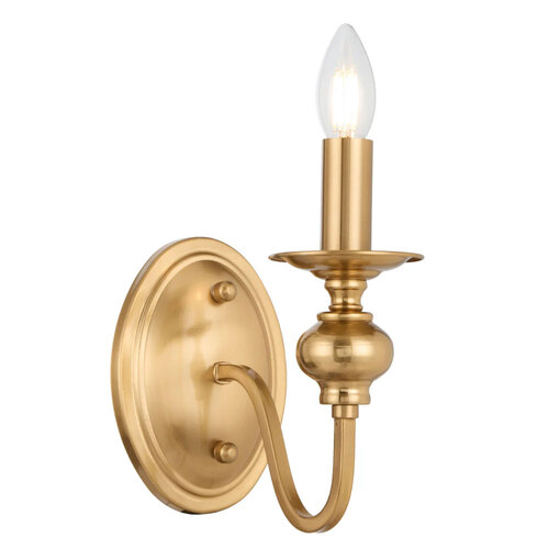 SIEDEL 1LT WALL LIGHT 25wE14max P210 W125 H230 COPPER