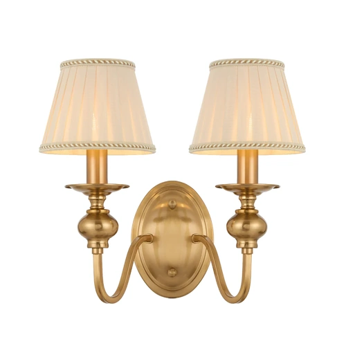 SIEDEL 2LT WALL LIGHT W/SHADE 2x25wE14max P:225 L:160 H:350 COPPER / SHADE