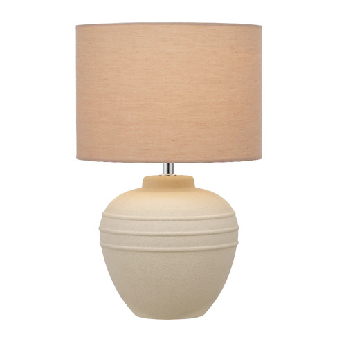 SIERRA CERAMIC TABLE LAMP 25wE27max D:250 H:390 SAND / SAND