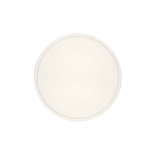 SKY 30 OYSTER 24wLED IP44 D300*25 + QC TRIAC DIM 3CCT 2600Lm 3000K_5000K WHITE