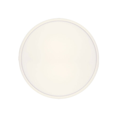 SKY 40 OYSTER 32wLED IP44 D400*25 + QC TRIAC DIM 3CCT 3500Lm 3000K_5000K WHITE