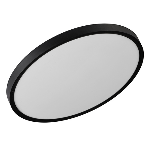 SKY 60 OYSTER 42wLED IP44 D600*25 + QC TRIAC DIM 3CCT 4600Lm 3000K_5000K BLACK