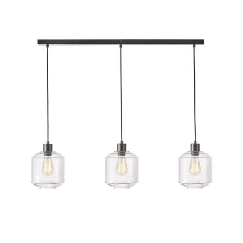 MARCONI 3 LIGHT PENDANT CLEAR GLASS