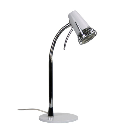 SCOOT LED DESK LAMP WHITE/CHROME