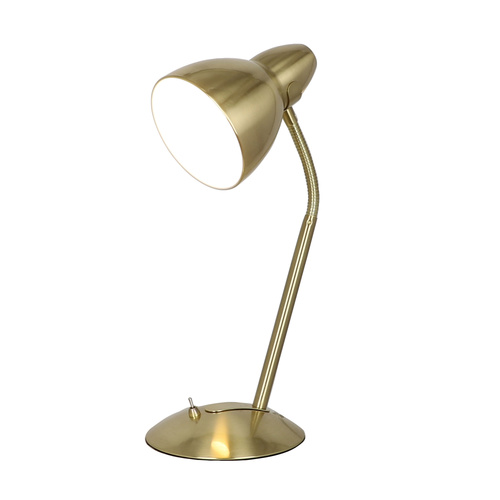 TRAX DESK LAMP SATIN BRASS
