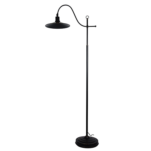 BOSTON FLOOR LAMP RUBBED BRONZE