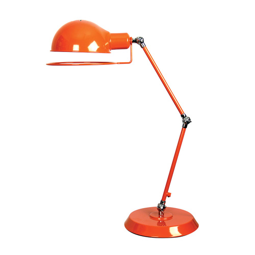 Jazz Desk Lamp Orange / Chrome
