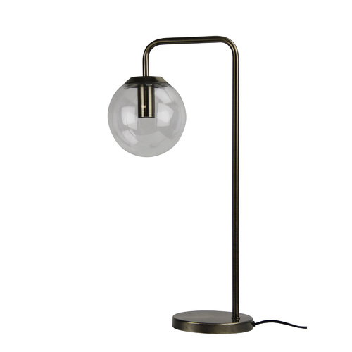 NEWTON TABLE LAMP ANTIQUE BRASS
