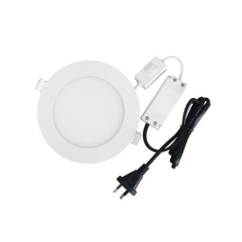 D/L LED DIMM SLIM WH RND TRI 3K/4K/5K 720 LM 9W 135MM IP40