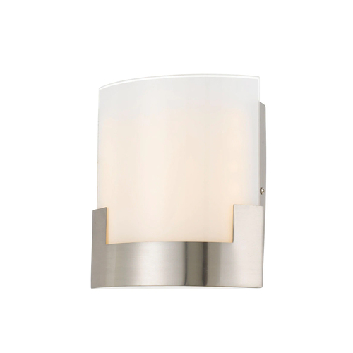 SOLITA WALL LAMP 12w LED Dim COLOR CHANGE 3000K-4000K-5000K D:200H:200P:75 NICKEL/FROST