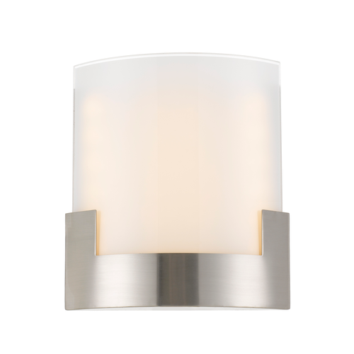SOLITA WALL LAMP 12w LED Dim COLOR CHANGE 3000K-4000K-5000K D:350H:200P:85 NICKEL/FROST