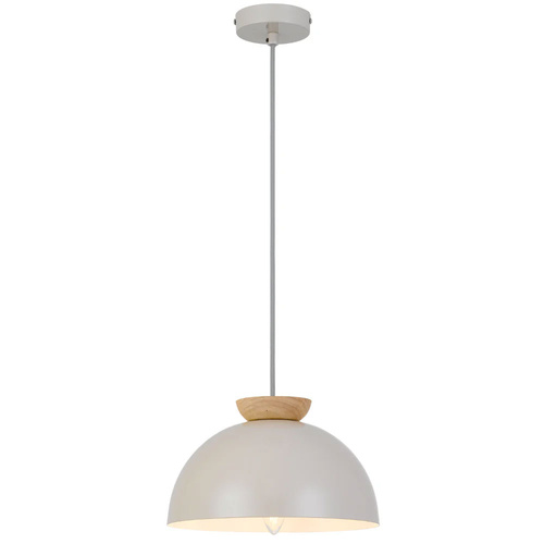 SOVIN 25 PENDANT 25wE14max D:250 H:150 grey cab.1.3m GLOSSY GREY/ OAK