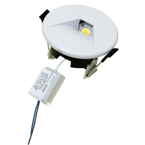 STEP Recessed 240V TRI Dim 5W 120 Lm Wh Eyelid Detachable RND Faceplate IP20 OD85mm