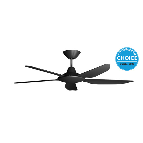 Calibo Storm DC 5 Blade 52" (1320mm) Ceiling Fan Black - No Light