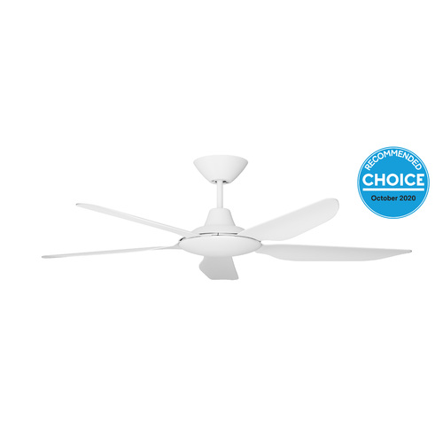 Airborne Storm DC 5 Blade 56" (1430mm) Ceiling Fan White - No Light