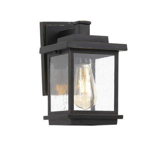 STRAND EXTERIOR WALL BRACKET 25wE27max D:165 H:280 P:220 - IP43 BLACK/SEEDGLASS