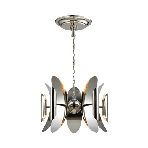 PENDANT SESx10 SS Concave OVAL x 5  OD604mm