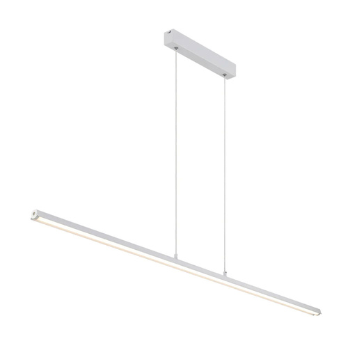 SUMNER 140CM PENDANT 36wLED L:1400 W:38 H:25 cab 2M 3CCT STEP DIM 2450Lm WHITE MATT