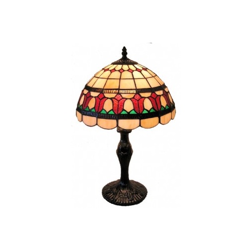 T121333 Leadlight Table Lamp 12"