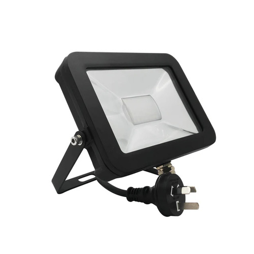 FLOOD LED S/M SLIM 30W Blk 5K IP65 F&P 2400 Lm