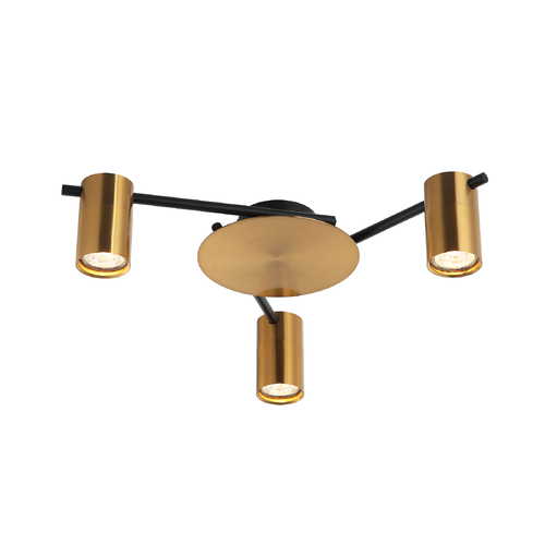 SPOT GU10 X 3 Interior Ceiling Brass OD510mm H120mm Adj