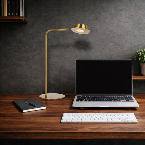 TARELL TABLE LAMP 6wLED 3000K GESTURE ON OFF DIM 530Lm L:345 W:160 H:405 ANTIQUE GOLD