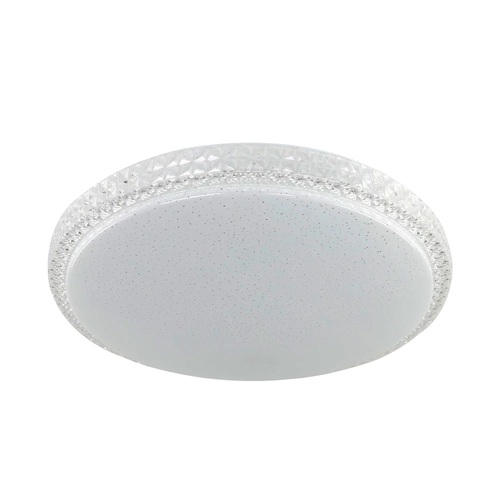 TEREZA 40 LED OYSTER 30wLED D:395 H:65 3CCT-2240Lm 3 step DIM - WHITE/CLEAR