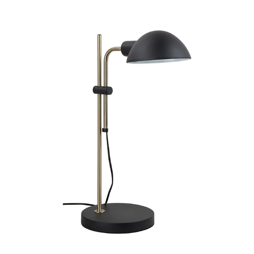 TABLE ES Sand BLK Shade w/Ant Brass Highlight OD160mm (Shade) Adjustable Height