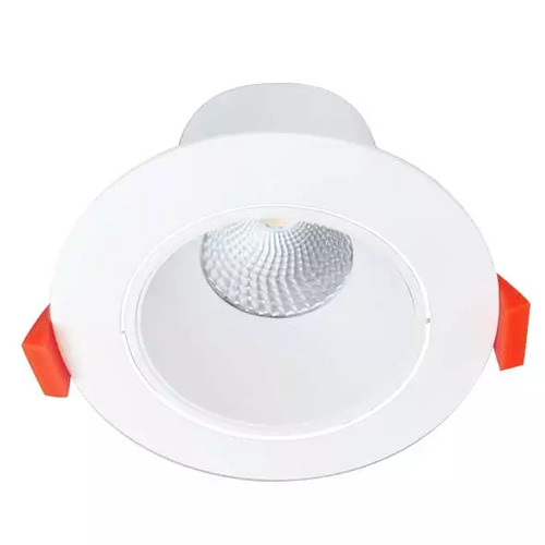 Rex 9w Tricolour Recessed LED Gimbal Downlight White