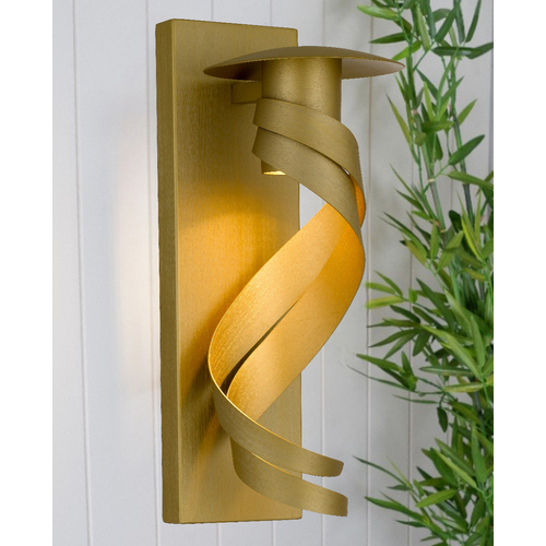 TOBERA EXTERIOR WALL BRACKET 6wGU10max L:120 W:175 H:400 IP44 BRASS