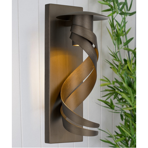 TOBERA EXTERIOR WALL BRACKET 6wGU10max L:120 W:175 H:400 IP44 BRONZE