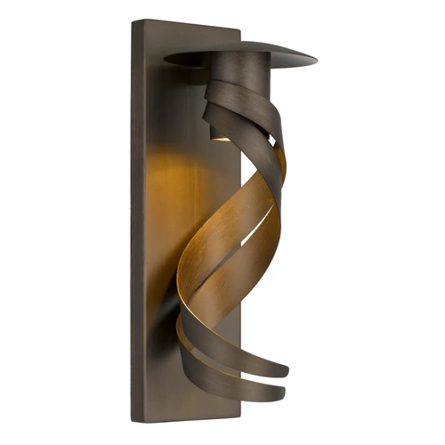 TOBERA EXTERIOR WALL BRACKET 6wGU10max L:120 W:175 H:400 IP44 BRONZE