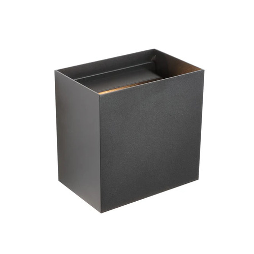 WALL S/M 20W SQ Blk 3K IP65 w/ adj Lens Covers 940 Lm