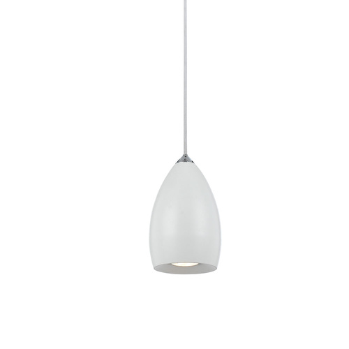 TOLOSA LED PENDANT 6wCOB gu10  D: 100 L: 160 WHITE / WH / CH 3000k