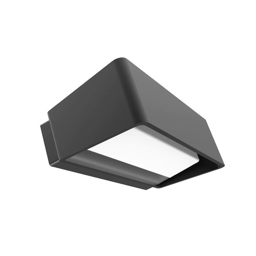 WALL S/M Up/Dn 13W LED TRI 796Lm IP65 Rect Dark Grey Opal Diff