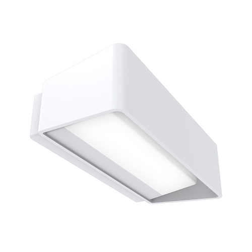 WALL S/M Up/Dn 13W LED TRI 796Lm IP65 Rect White Opal Diff