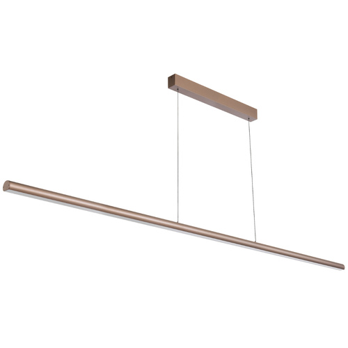 TORBEN 240 LINEAR PENDANT 46wLED 3CCT DIM YOYO cab.1.7M L:2400 H:60 BROWN SAND