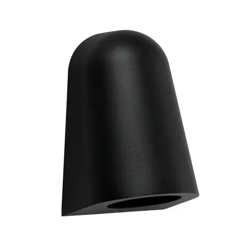 WALL S/M GU10 240V CONE Powder coated Black IP65