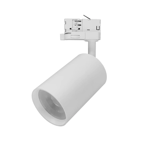 TRACK 4 WIRE 3 Circuit LED HEAD WH Dim 25W TRI 2.7K/4K/6K 2000Lm